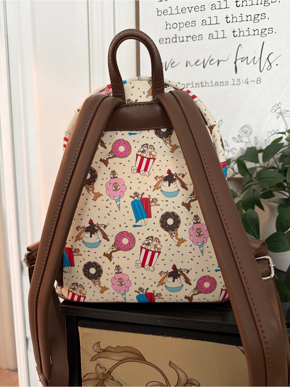 Disney Loungefly Chip & Dale Snacks Mini Backpack - Picture 2 of 4